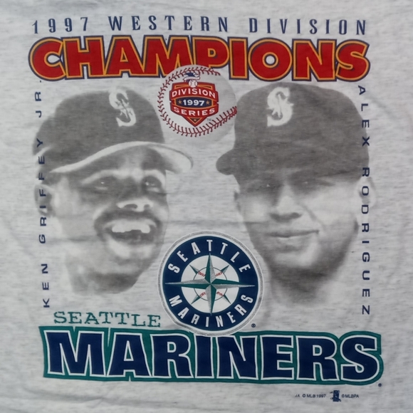 Seattle Mariners Ken Griffey Jr Arod t shirt NEW - Picture 7 of 7